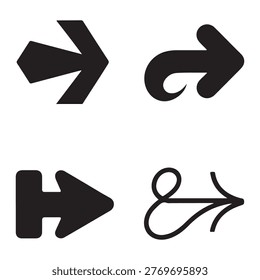 New direction illustration representing turning point and growth