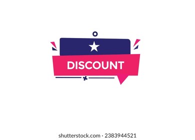  nuevo sitio web de descuento, clic en botón, nivel, signo, discurso, banner de burbuja, 
