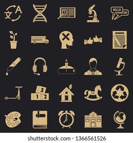 New discoveries icons set. Simple set of 25 new discoveries vector icons for web for any design
