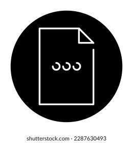 New document color line icon. Website banner. Download process. System update.