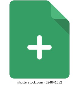 New document flat vector icon