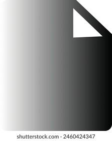 New document icon gradient color eps format
