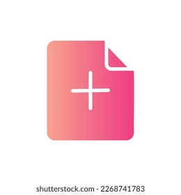 new document icon with isolated vektor and transparent background.