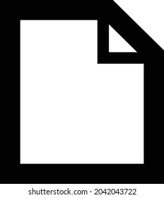 New Document Icon Logo, Document Symbol