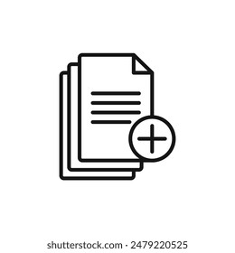 New Document Icon Perfect for File Creation and Management