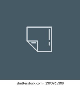 New Document vector icon. New Document concept stroke symbol design. Thin graphic elements vector illustration, outline pattern for your web site design, logo, UI. EPS 10.