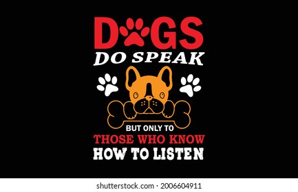 New DOG T-shirt Design Template