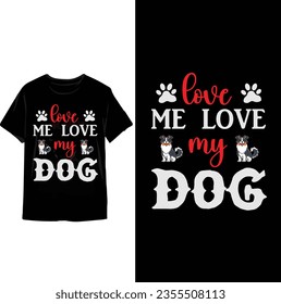 New Dog typography t shirt design Dog t shirt