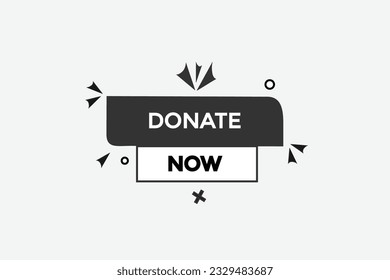 new donate now, level, sign, speech, bubble  banner,
