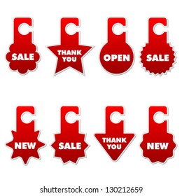 New door label set 1