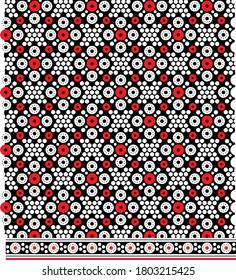 new dot style pattern for fabric and background