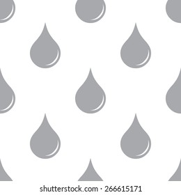 New Drop white and black seamless pattern for web design. Vector symbol
