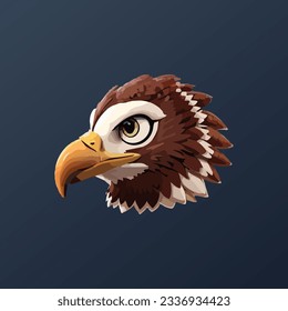 New Eagle Vector Art Illustration 
