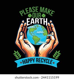 new earth day t-shirt design