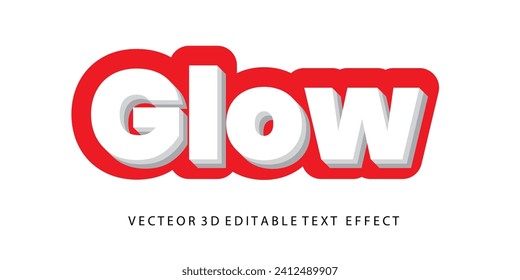 Nuevo diseño de efecto de texto editable