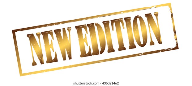 new edition grunge stamp, vector illustration