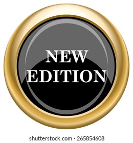 New edition icon. Internet button on white  background. EPS10 Vector.
