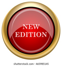 New edition icon. Internet button on white background. EPS10 vector.
