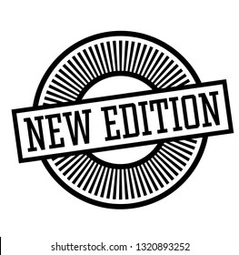 New Edition stamp on white background