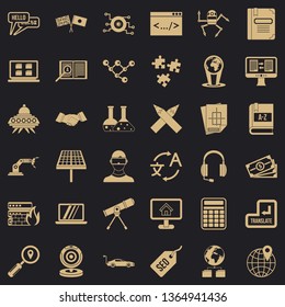 New education icons set. Simple style of 36 new education vector icons for web for any design