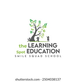 new educational logo design template