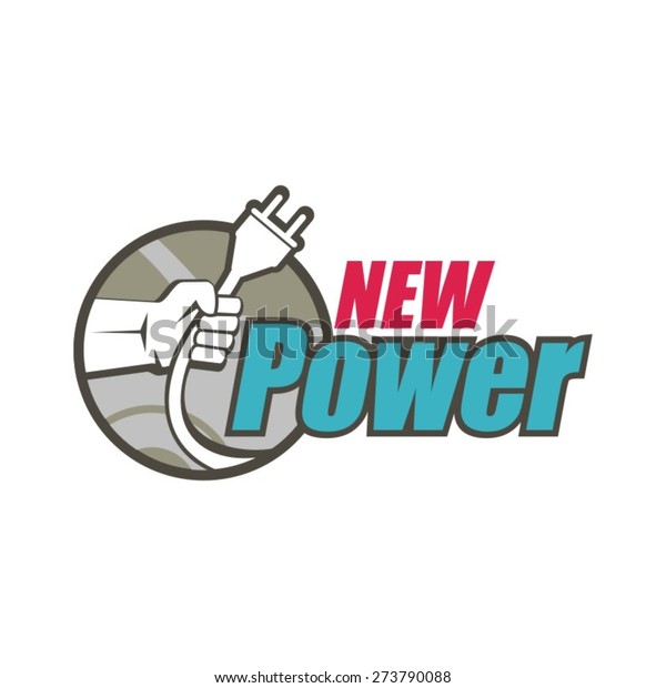 New electric hybrid power
logo.