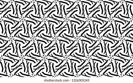 New elegant background with curved line in triangular style. Vector. Black, White. Smart business design