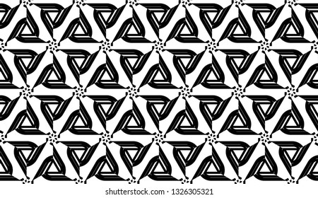 New elegant background with curved line in triangular style. Vector. Black, White. Smart business design