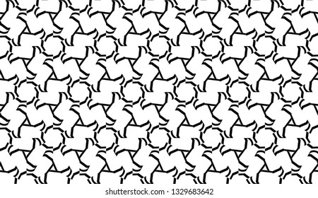 New elegant background with curved line in triangular style. Vector. Black, White. Smart business design