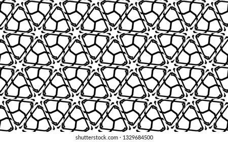 New elegant background with curved line in triangular style. Vector. Black, White. Smart business design
