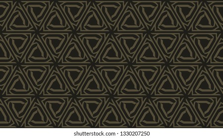 New elegant background with curved line in triangular style. Vector