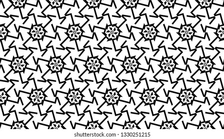 New elegant background with curved line in triangular style. Vector. Black, White. Smart business design