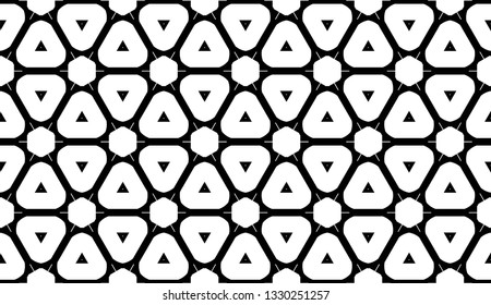 New elegant background with curved line in triangular style. Vector. Black, White. Smart business design