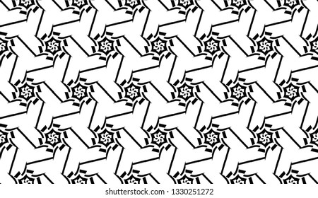 New elegant background with curved line in triangular style. Vector. Black, White. Smart business design