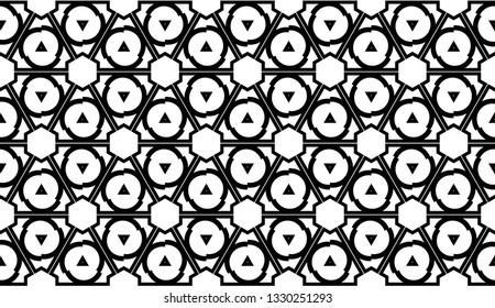 New elegant background with curved line in triangular style. Vector. Black, White. Smart business design