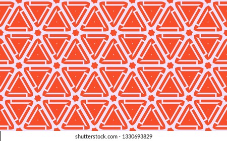 New elegant background with curved line in triangular style. Vector. Light coral shade. Smart business design.
