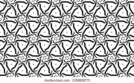New elegant background with curved line in triangular style. Vector. Black, White. Smart business design