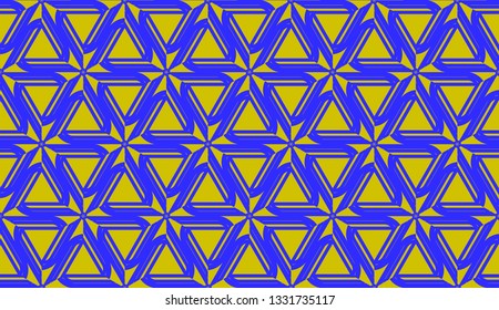 New elegant background with curved line in triangular style. Vector