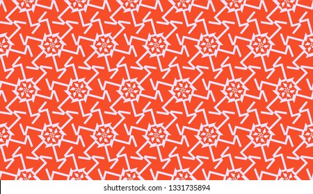 New elegant background with curved line in triangular style. Vector. Light coral shade. Smart business design.
