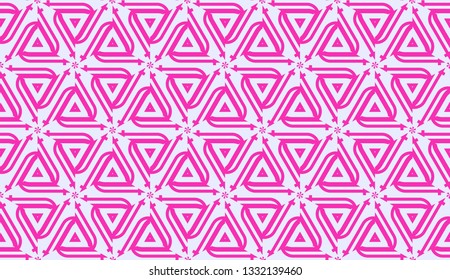New elegant background with curved line in triangular style. Beautiful bright illustration. Vector. Design for you business