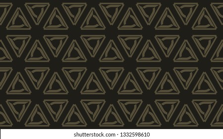 New elegant background with curved line in triangular style. Vector