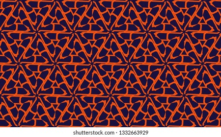 New elegant background with curved line in triangular style. Vector