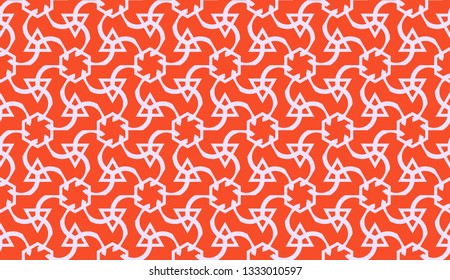 New elegant background with curved line in triangular style. Vector. Light coral shade. Smart business design.
