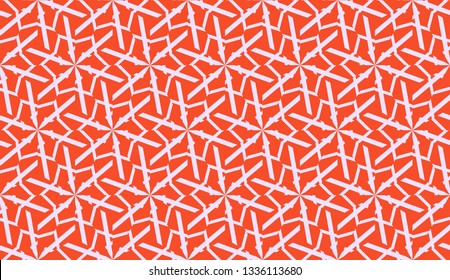 New elegant background with curved line in triangular style. Vector. Light coral shade. Smart business design.