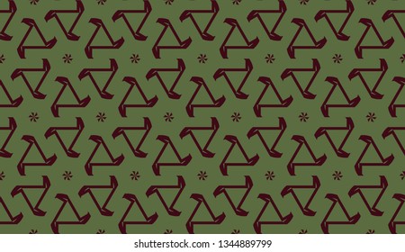 New elegant background with curved line in triangular style. Vector. Smart business design