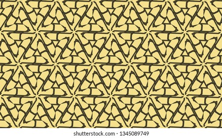 New elegant background with curved line in triangular style. Vector. Smart business design
