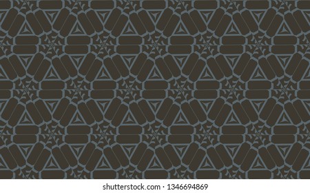 New elegant background with curved line in triangular style. Vector. Smart business design