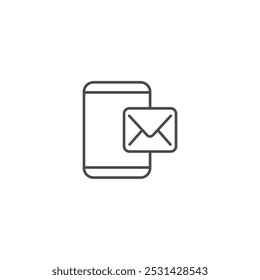 New email notification icon symbol vector