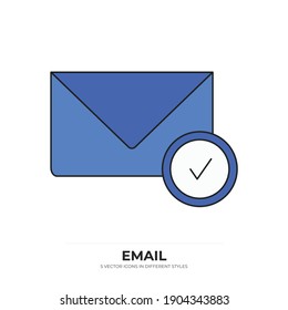 new email vector type icon