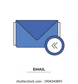 new email vector type icon